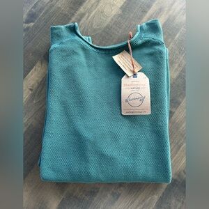 Weatherproof Teal Sweater for Men